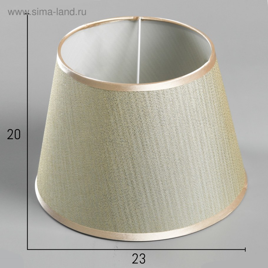 Абажур коричневый, е14 vl0463p