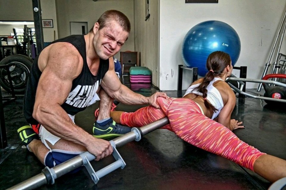 Тренировка штангиста