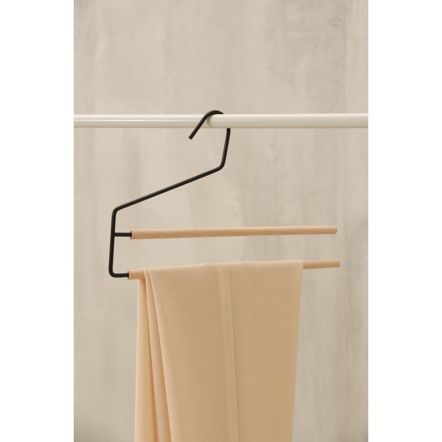 Вешалка для брюк черная дерево