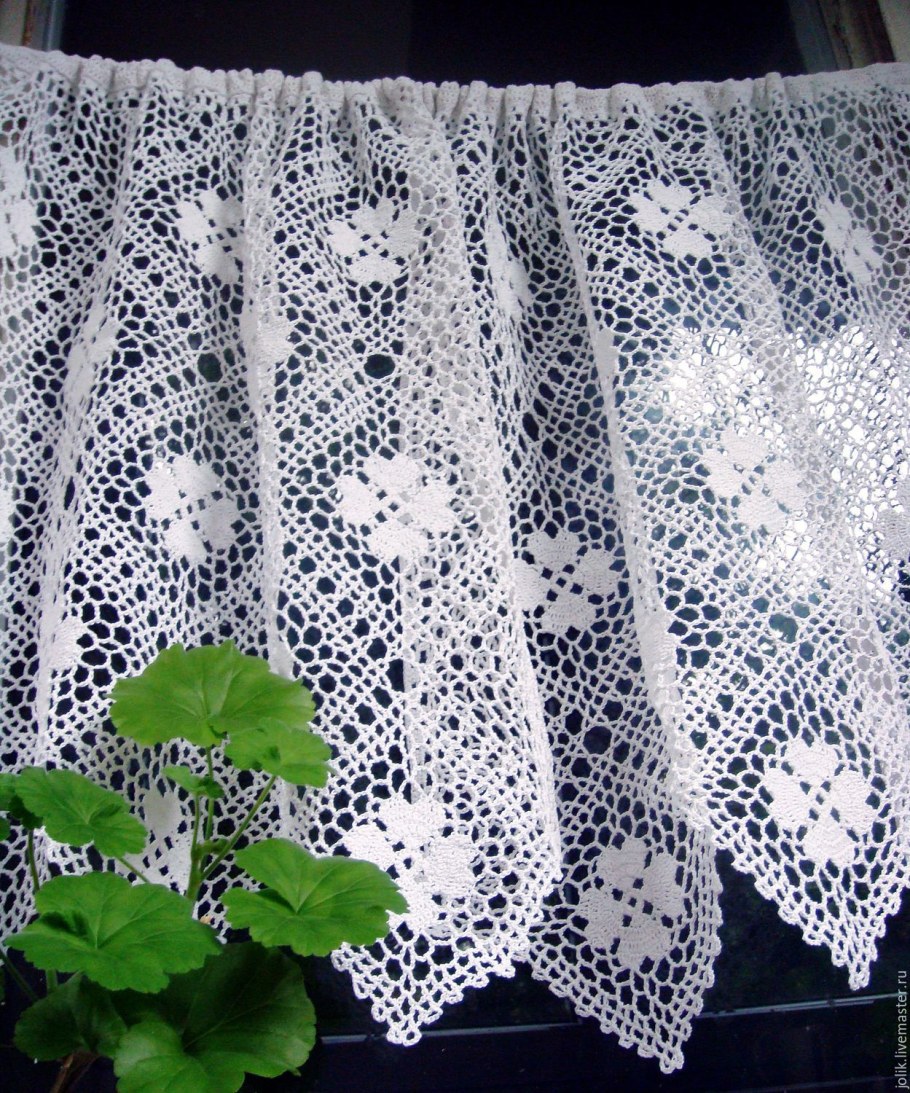Занавески крючком