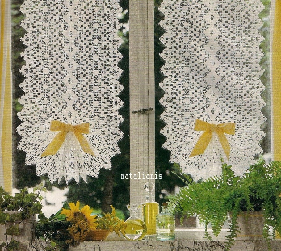 Занавески крючком