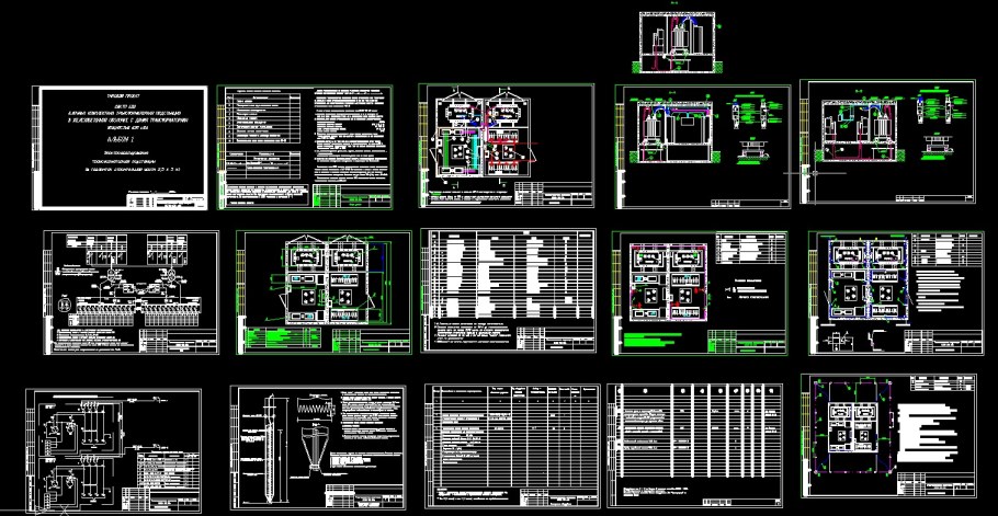 Трансформаторная подстанция к42 проект