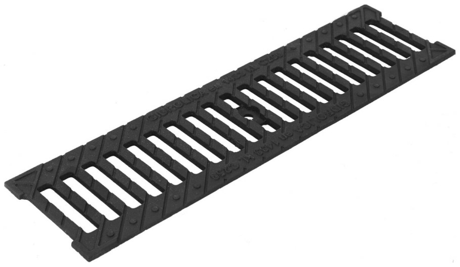 Решётка к каналам dn100 чугунная 500х136х13 мм