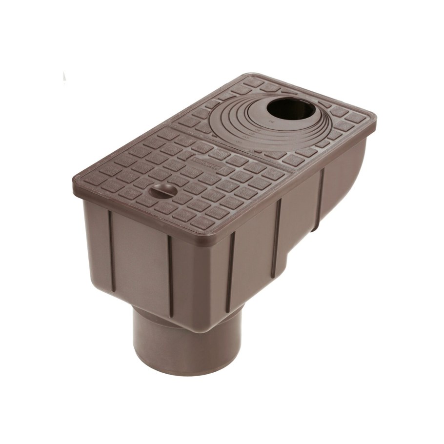 Ливнеприемник кровельный с вертик.патрубком (арт.6167ч)