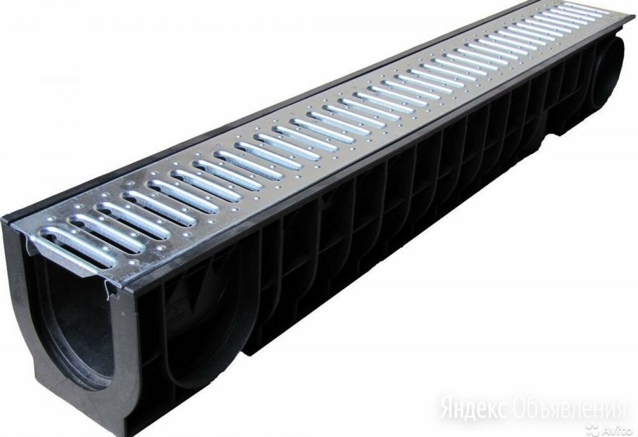 Лоток водоотводный POLYMAX Basic лв-10.16.12-ПП