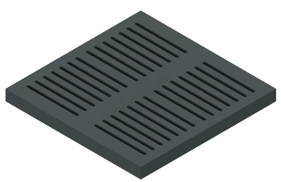 Решетка водоприемная Gidrolica point РВ-28,5.28,5 - пластиковая, кл. А15