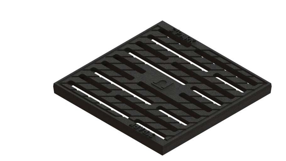 Решетка водоприемная Basic РВ-28.28 щелевая чугунная кл. С 3330