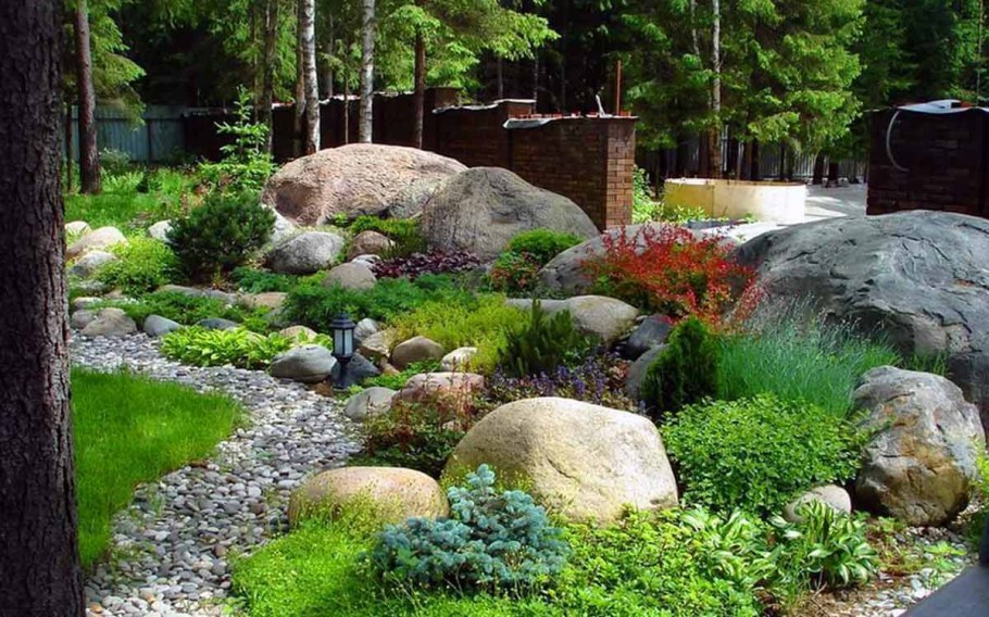 Ландшафтный рокарий Каскад ручьев