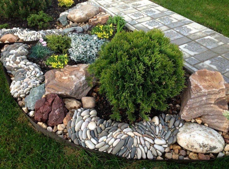 Сухой ручей на альпийской Горке