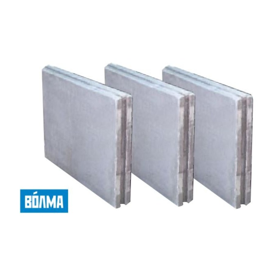 Пазогребневая плита полнотелая влагостойкая Волма(667-500-100мм)