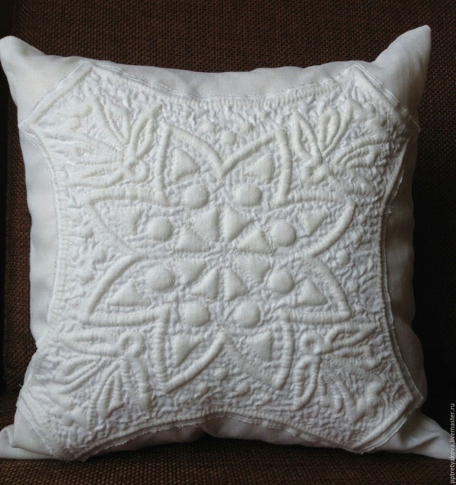 Подушки со стежкой