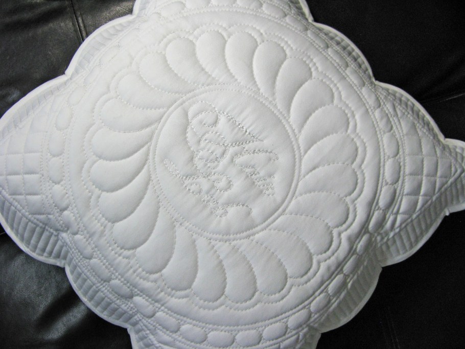 Стеганая вышивка Машинная