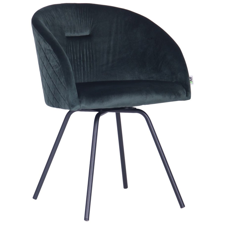 Стул с поворотным механизмом синий