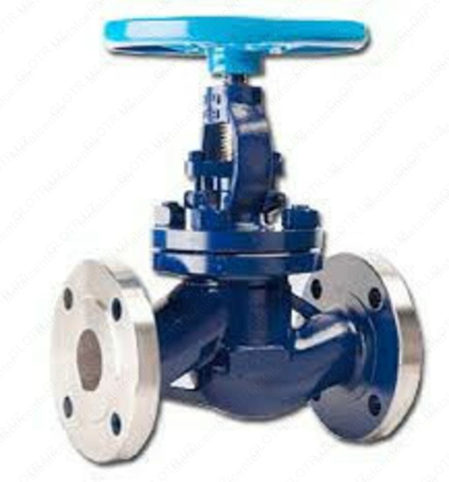 Клапан запорный сильфонный фланцевый DN-20 pn40