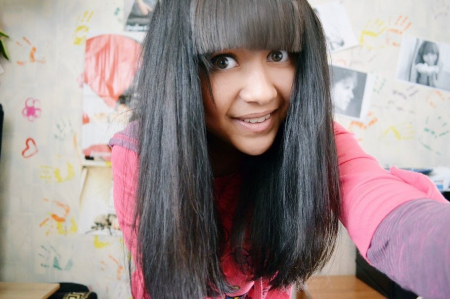 Цвет волос графит