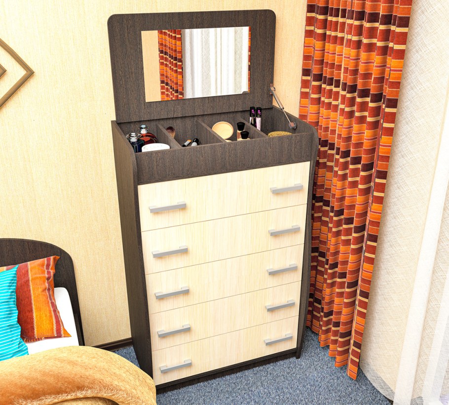 Комод к12 венге пирамида