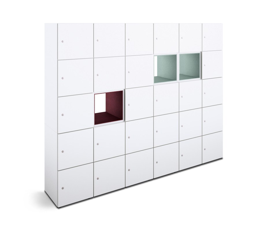 Шкаф локер ЛДСП C 2 затворками