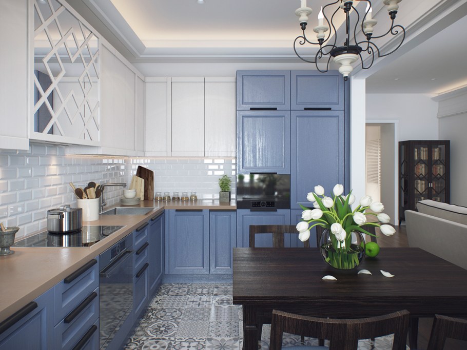 Кухня Неоклассика 2022 белая