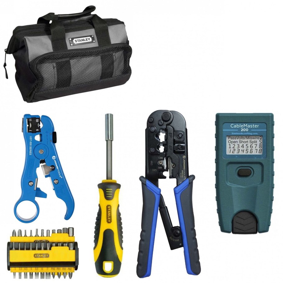 Lan набор инструментов для работы с витой парой к 9