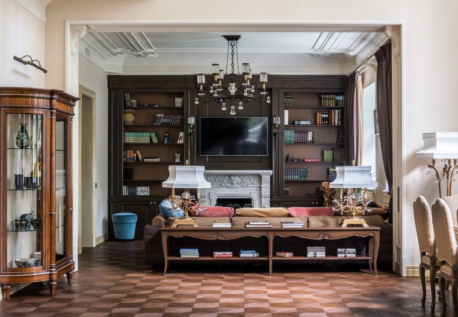 Интерьер особняка в классическом стиле