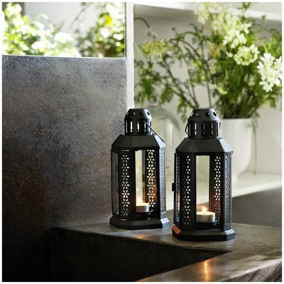 Подсвечник фонарь икеа Энрум