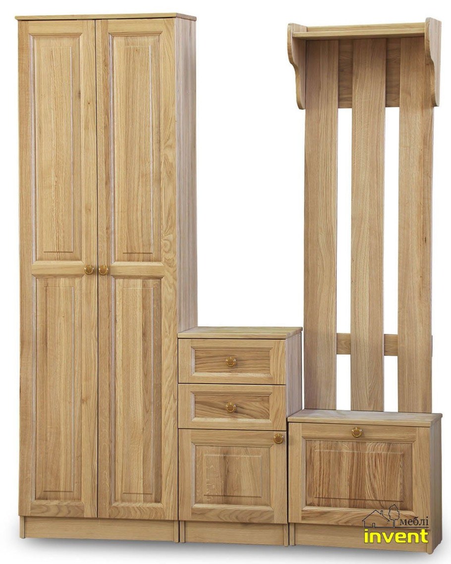 Прихожая из массива дуба