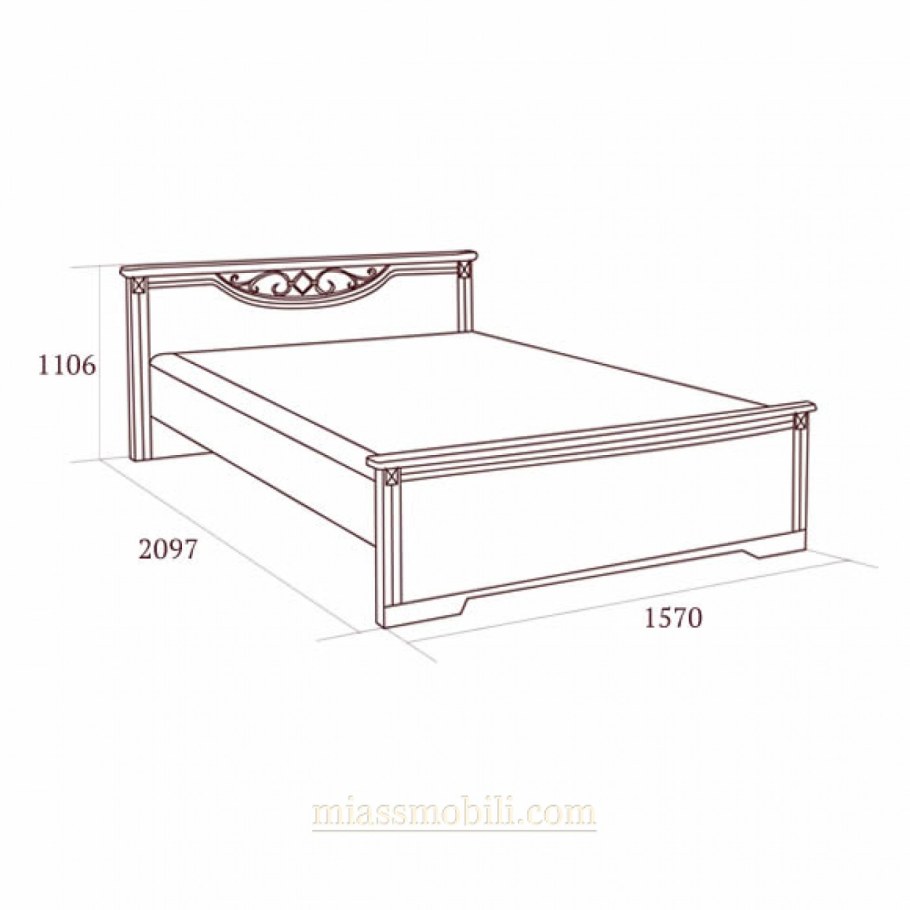 Габариты кровати 1400 2000