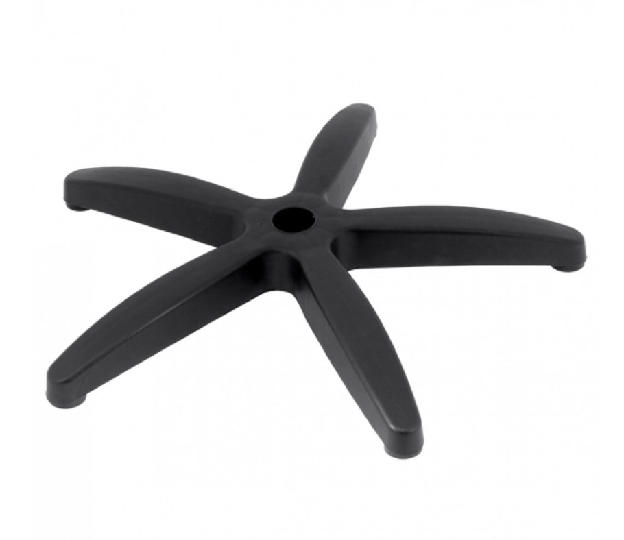 Пятилучие для кресла нагрузка до 100 кг диаметр 600 мм пластиковое