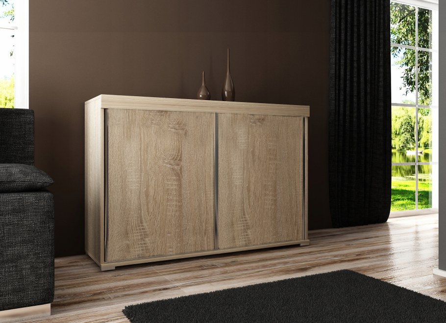 Комод с раздвижными дверцами