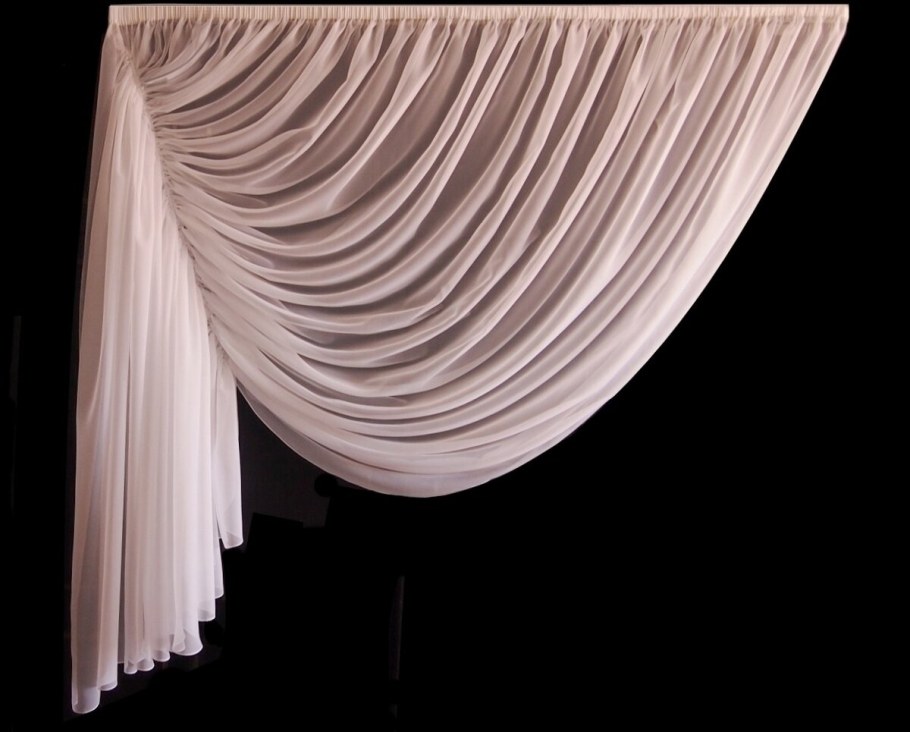 Драпировка тюлевых занавесок