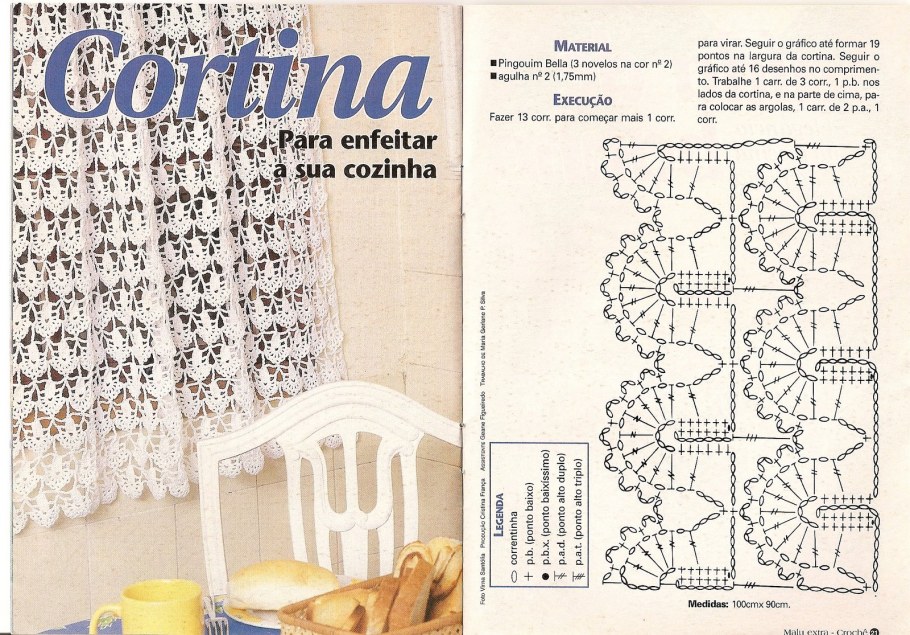 Ажурные шторы крючком со схемами простые и красивые