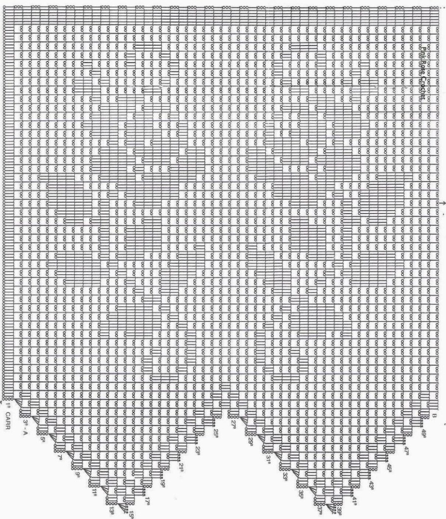 Занавески крючком филейное вязание