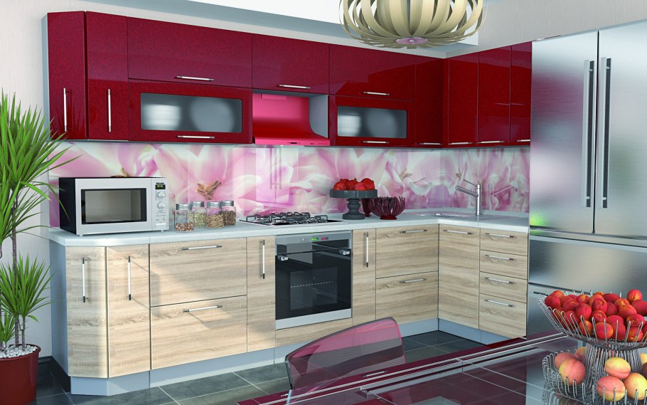 Кухня София олива гранат