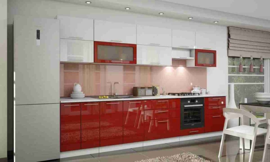 Кухня Ксения белый глянец Стендмебель