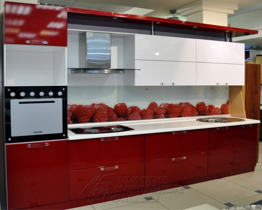 Кухня гранат металлик