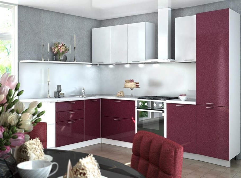 Кухня Валерия угловая Сурская мебель