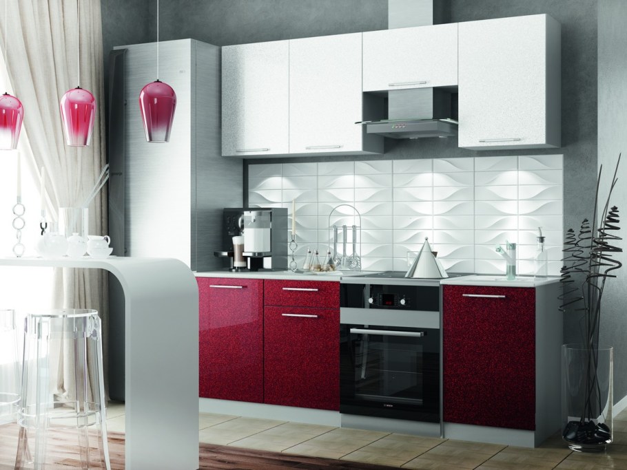 Кухня олива 2100 мм