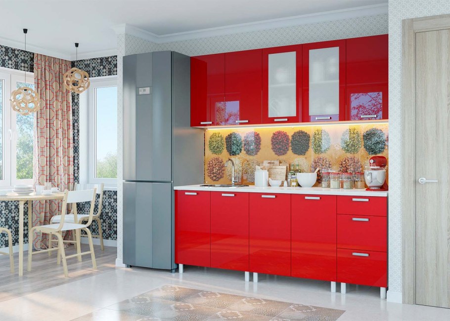 Кухня Модерн олива св мебель