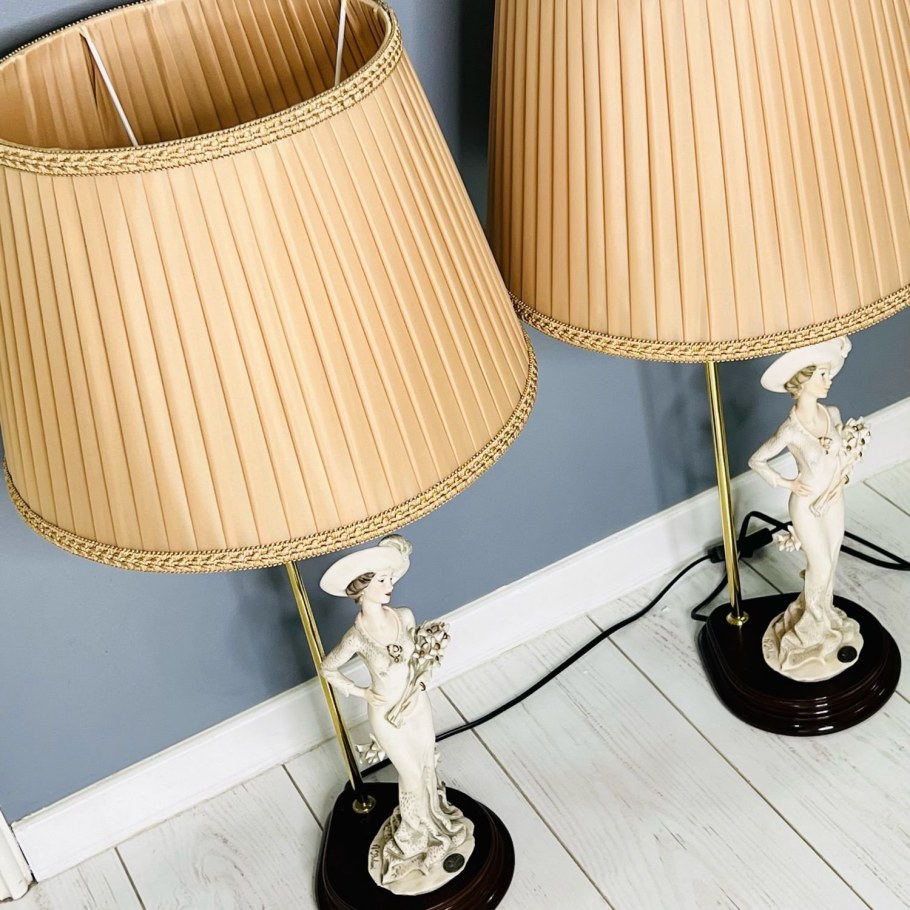 Винтажная настольная лампа