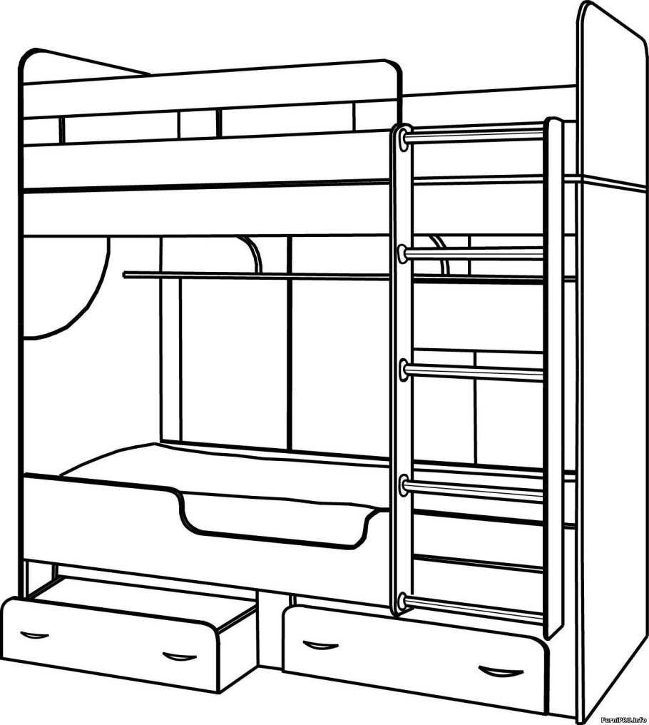 Кровать двухъярусная БН 222 сборка