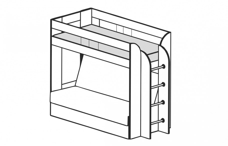 Кровать Немо Олмеко