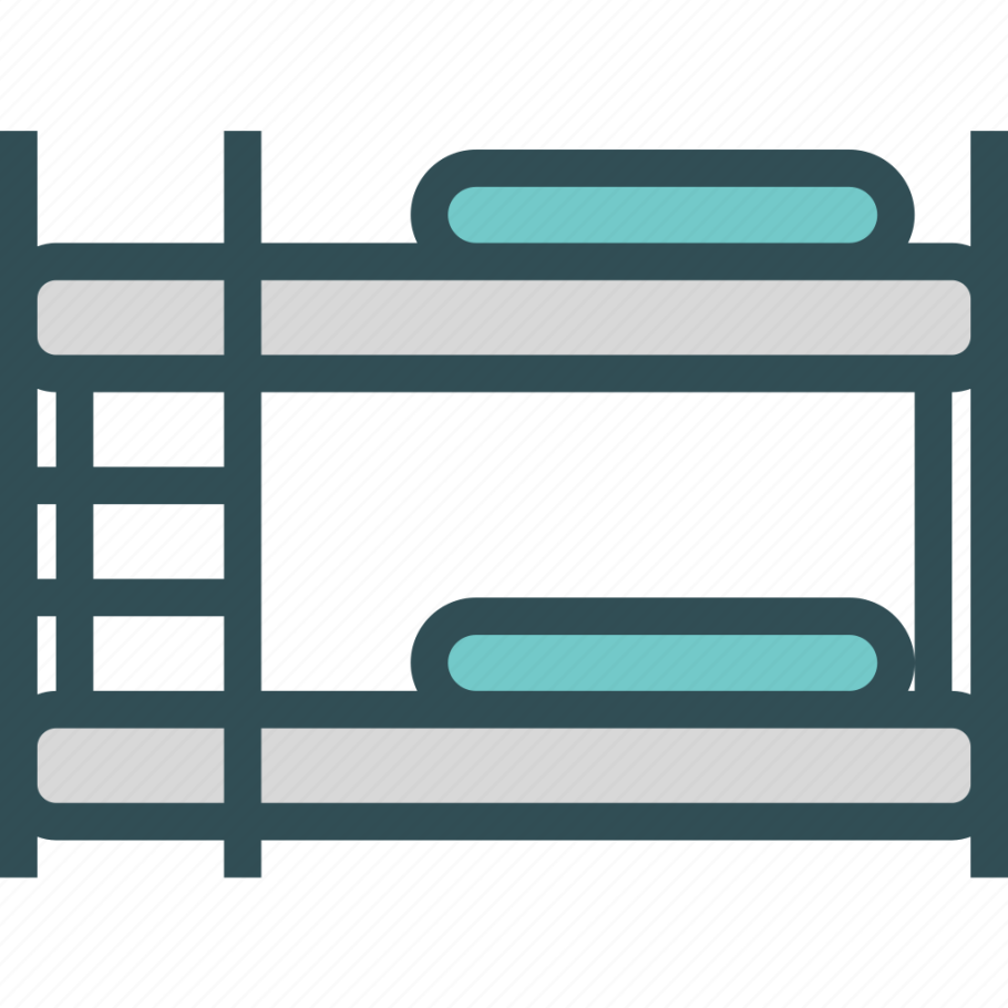 Пиктограмма двухъярусная кровать