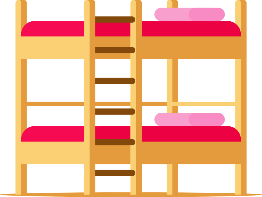 Двухэтажная кровать чтобы срисовать