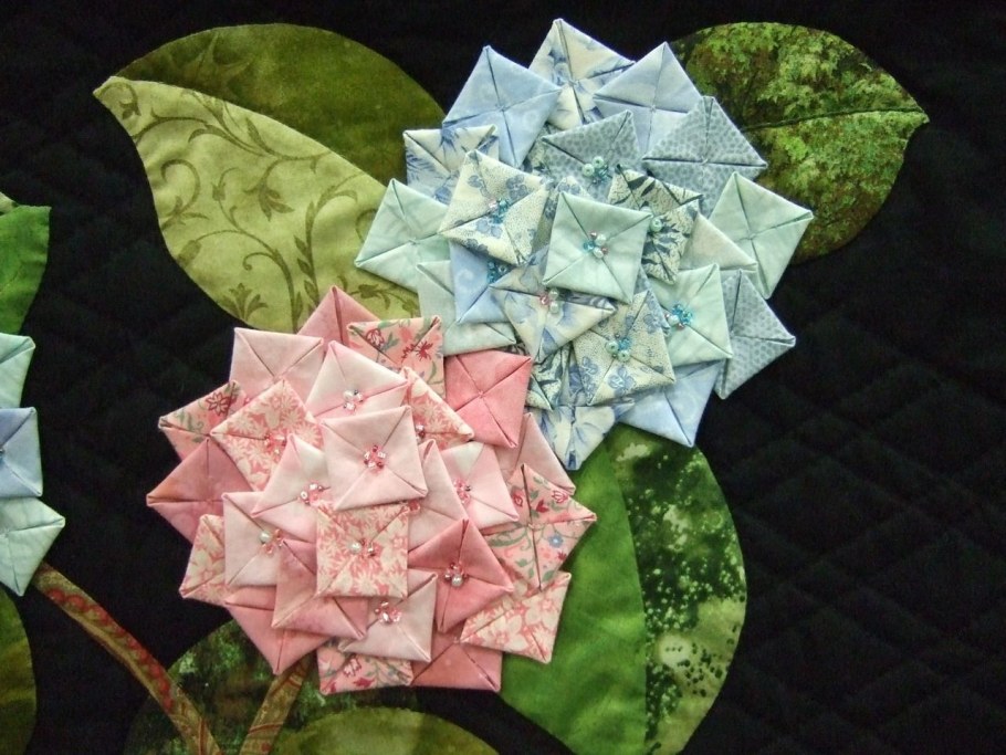 Пэчворк объемные цветы