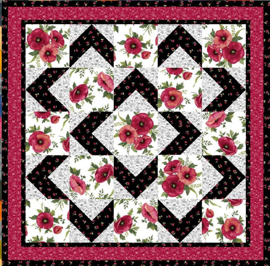 Пэчворк блок Диамант