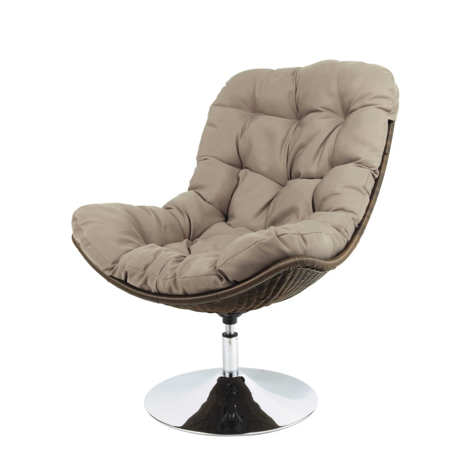 Кресло мягкое вращающееся