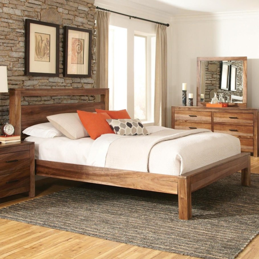 Кровать в стиле консерватизм