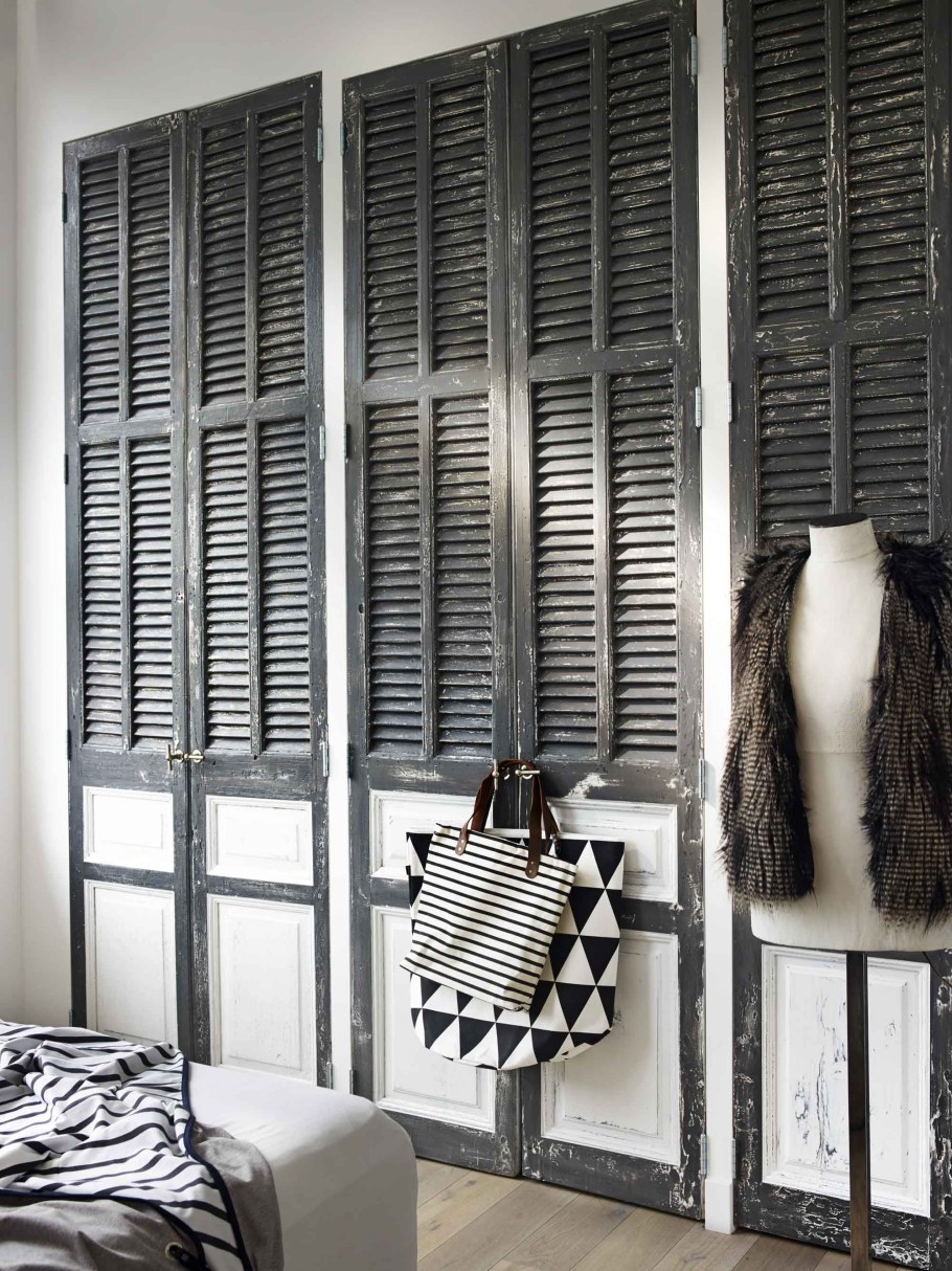 Декор жалюзийными дверцами