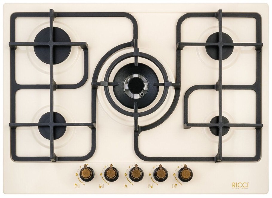 Газовая варочная панель Ricci RGN-st5006bg