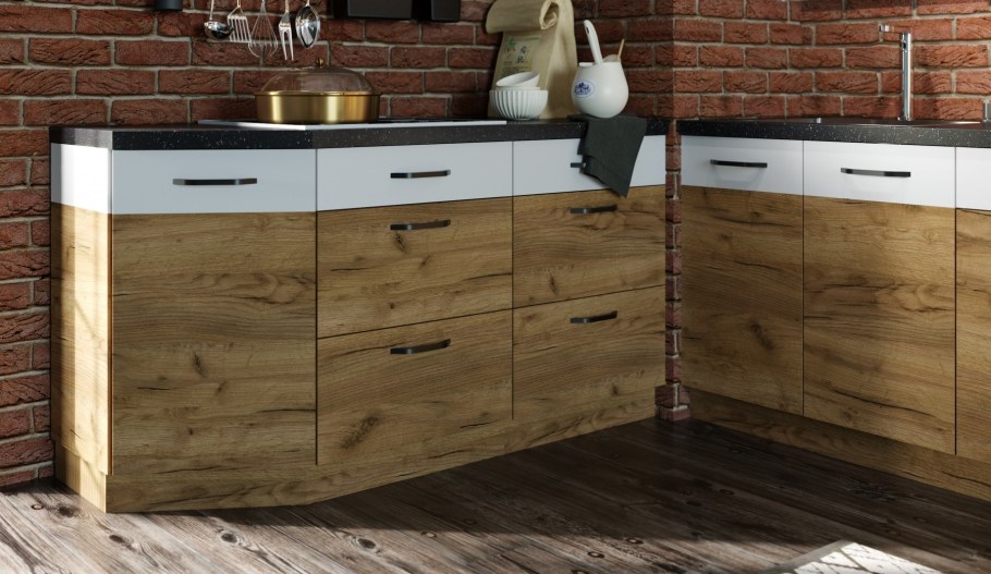 Кухня Аванти крафт золотой/айвори